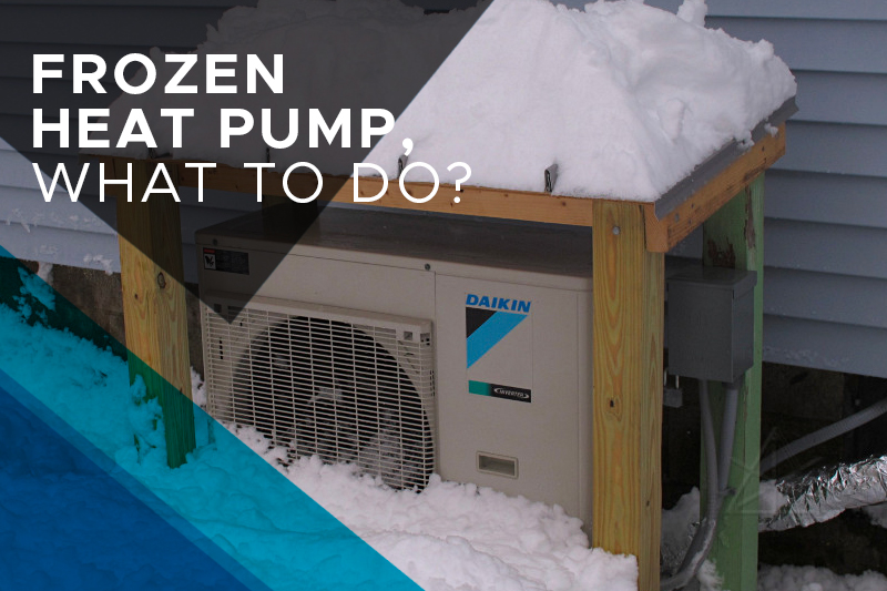 What to do if your heat pump freezes or ices over during the winter
